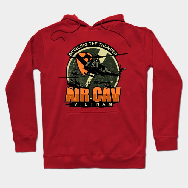 Air Cav Vietnam Patch (distressed) Hoodie by TCP